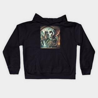 The magical dragon Kids Hoodie